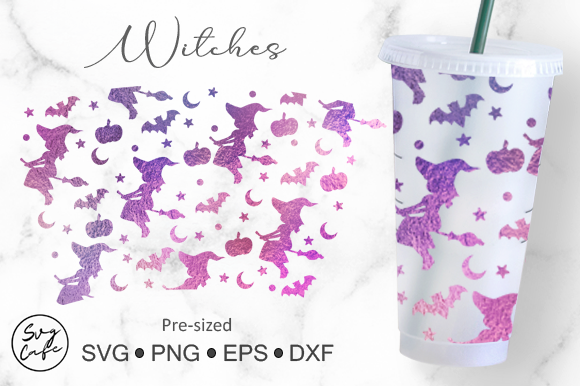 24oz Venti Cold Cup Witches