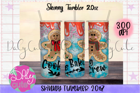 Christmas Cookie Tumbler, Cookie Baking