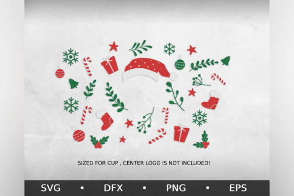 Christmas Santa Venti Cold Cup 24 Oz
