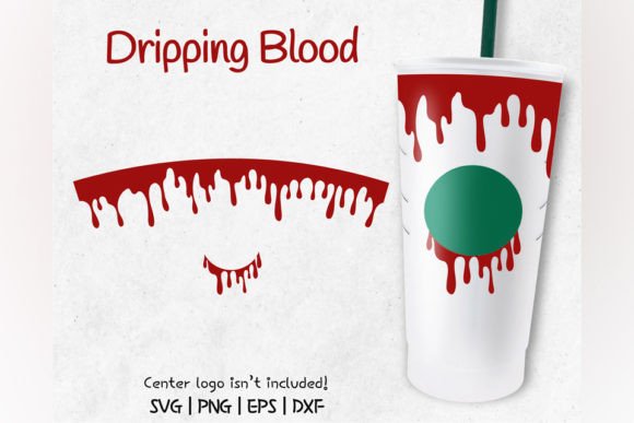 Dripping Blood Venti Cold Cup 24 Oz