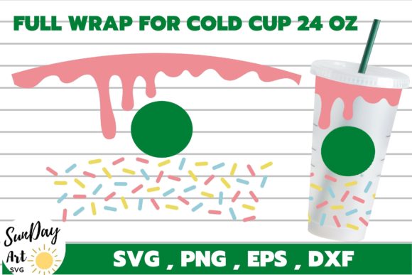 Full Wrap Donut Drip Cup