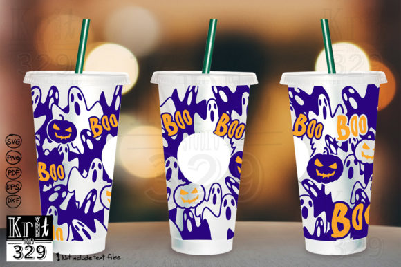 Ghost Halloween Boo SVG Decal