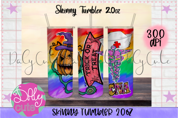 Halloween 20oz Wrap, Tumbler CNA