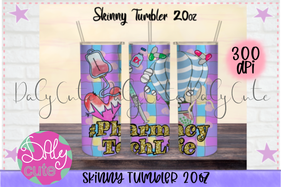 Pharmacy Tech Tumbler PNG, Pharmacist