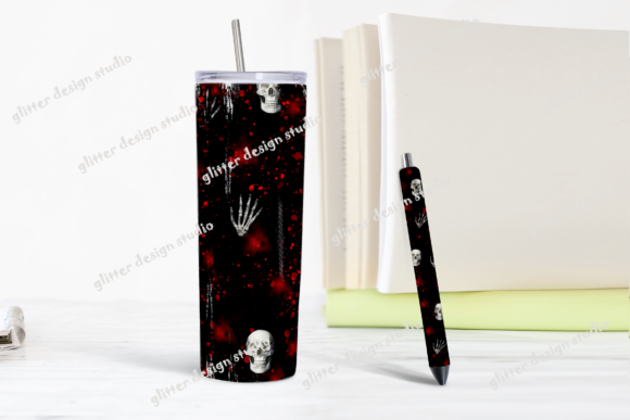 Skinny Tumbler 20oz Design Pen Wrap