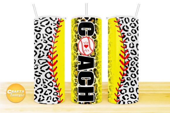 Skinny Tumbler Design Softball Coach