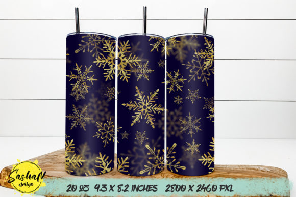 Snowflakes Tumbler, Winter Tumbler, 20oz